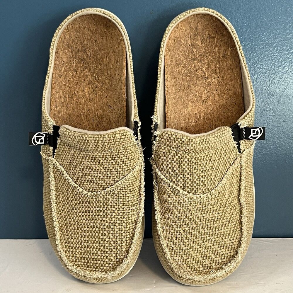 Spenco Canvas Upper Siesta Slides Mules Orthotic Women Size 8